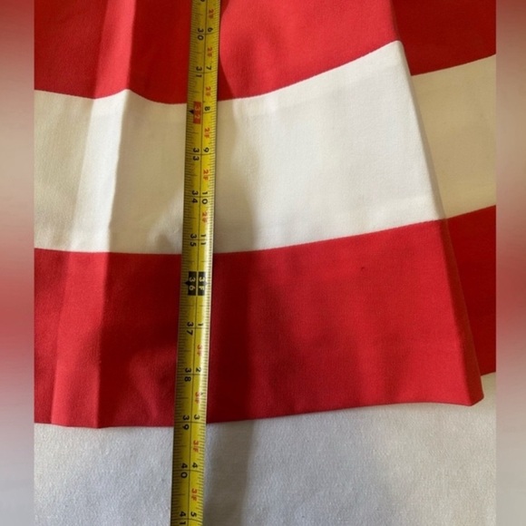 Nine West Coral Striped Box Pleat Dress - Picture 8 of 8